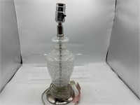 Art glass lamp base
