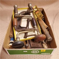 Hammer, Chisels, Square, Tools Lot