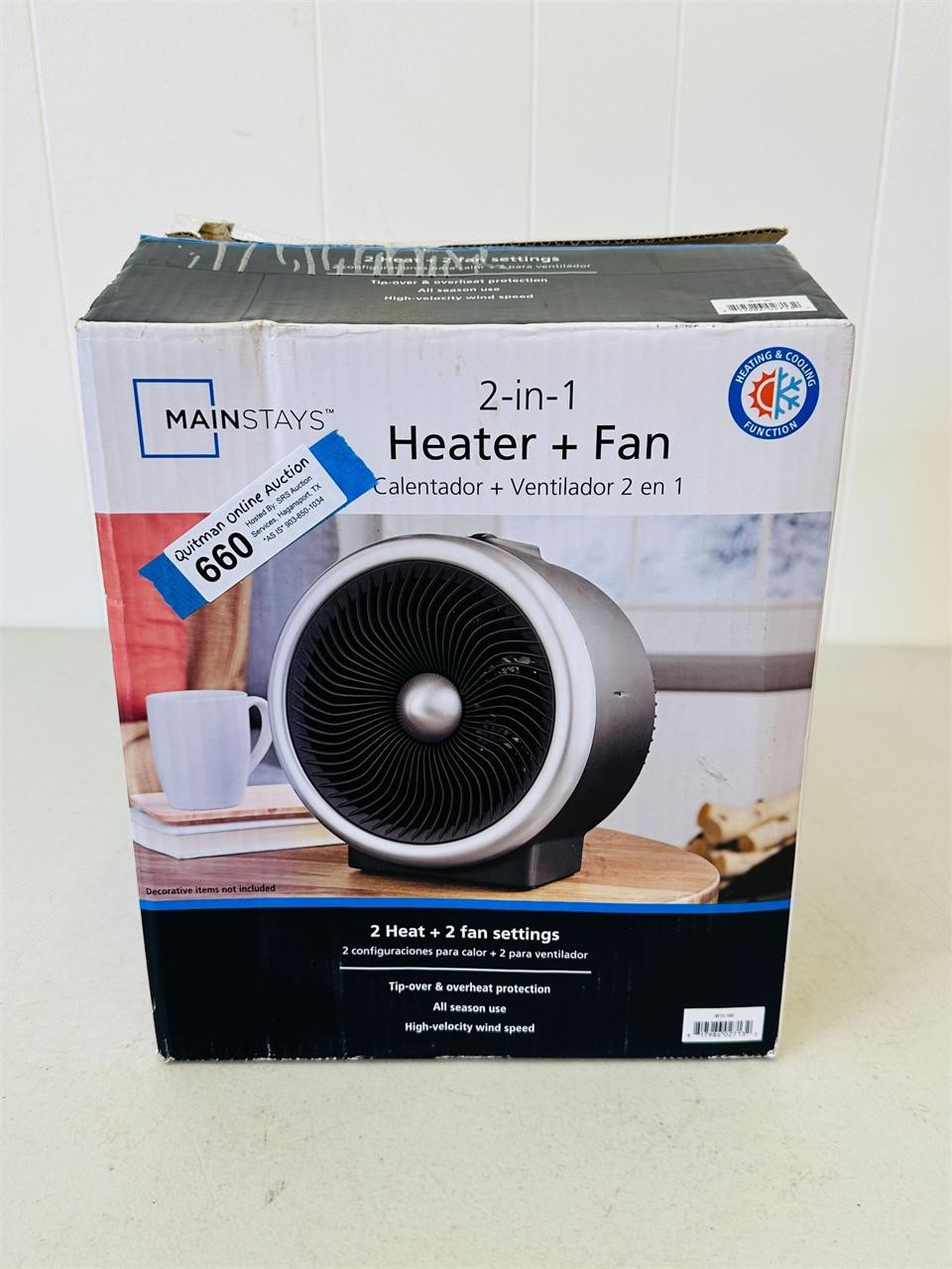 NEW Combo Heater & Fan