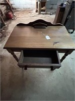 Wooden Desk Single Drawer 32" W x 18" D x 28" T