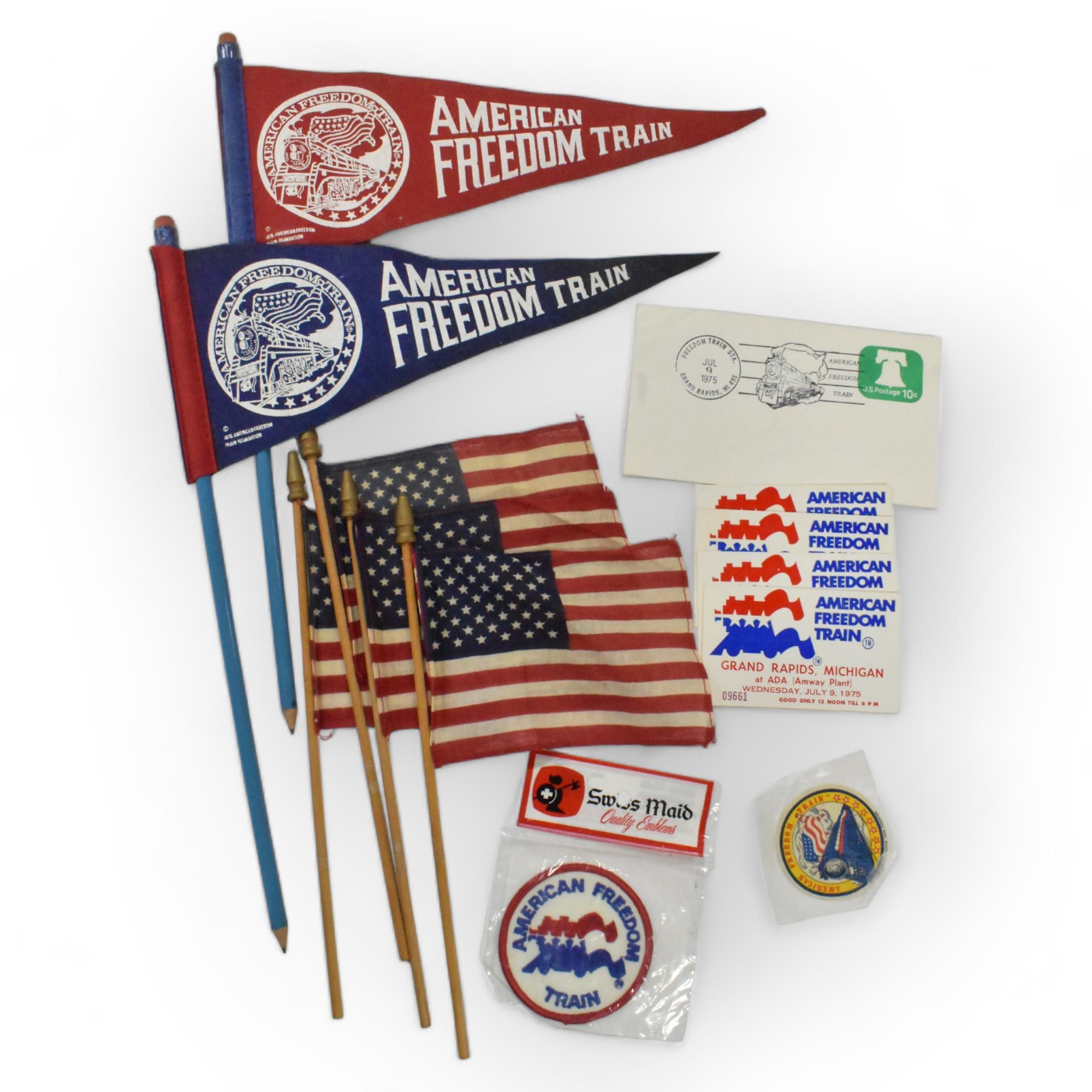 American Freedom Train Pennets, Flags, Patches