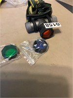 LED Headlamp with 3 color shades