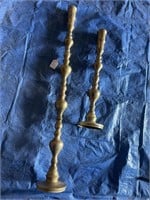 Brass Candlestick Holders