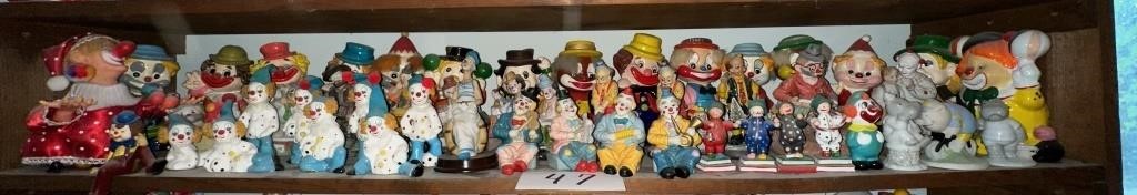 Lot of Clown Figurines