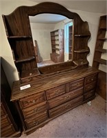 Wood Vanity Dresser