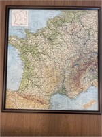 Silk Map Normandy Used by US Forces