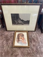 2 Framed  Paintings