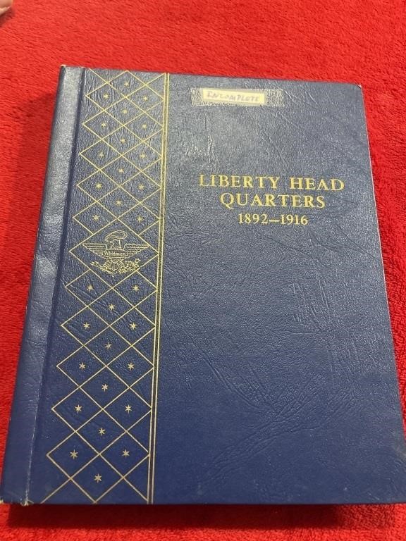 33 Silver Liberty head quarters incomplete book