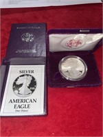 1990 1oz Proof American Eagle Coin