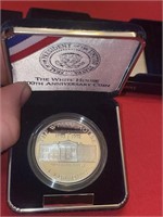 200th Anniversary white house silver proof coin