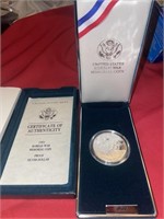 1991 Silver Proof Korean silver Dollar 90 % silver