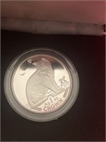 1oz silver Proof Cat Crown Coin