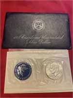 1974 Eisenhower uncirculated silver dollar