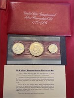 Bicentennial silver uncirculated set 1776 to 1976