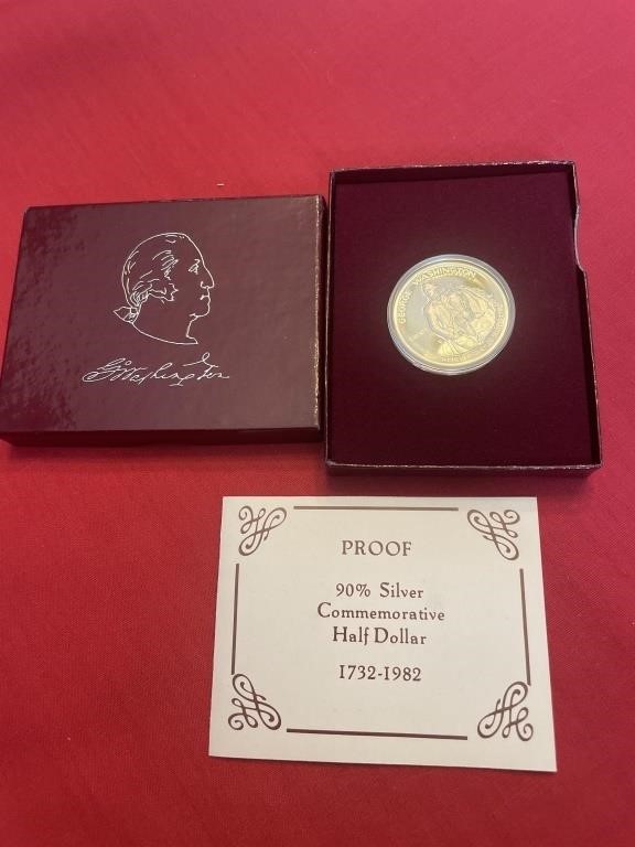 90% silver proof commemorative half dollar