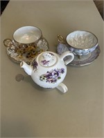 Tea Cups/Plates/Pot