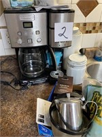 CUISINART COFFEE MAKER & COFFEE ITEMS