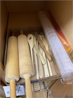 ROLLING PINS - WOODEN SPOONS - PASTRY MAT - ETC.