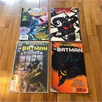 Lot of 4 Comic Books Bruce Wayne & Batman