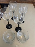 Glenlivet Rocks /Wine Glasses