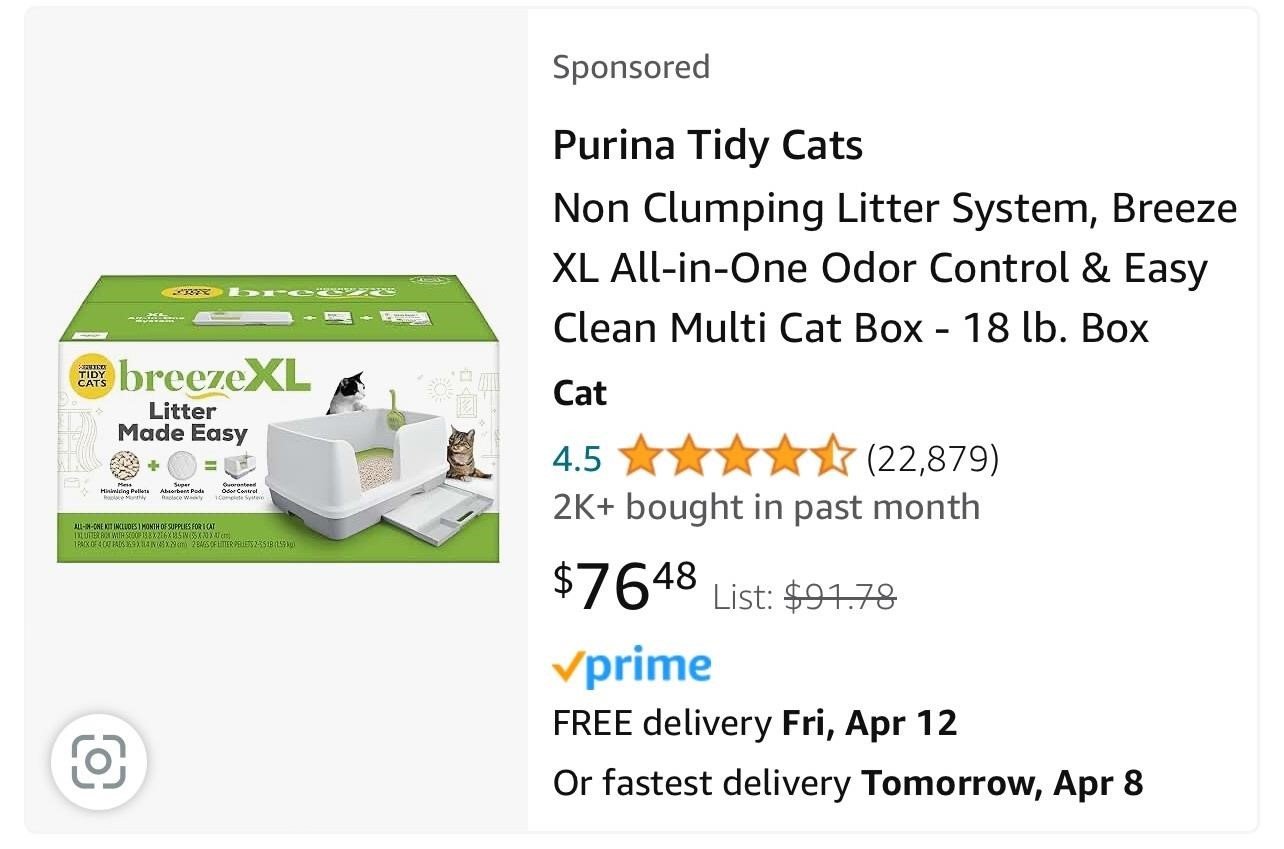 Purina Tidy Cats Non Clumping Litter System