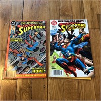 Lot of 2 DC Superman Comic Books