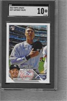 2023 Topps Update Anthony Volpe Rookie SGC 10
