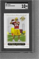 2005 Topps Aaron Rodgers Rookie Card SGC 10 GM