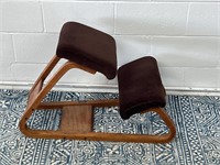 Ergonomic Kneeling Chair Danish Modern Bent Wood