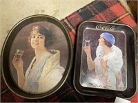 2 OLD COKE TRAYS