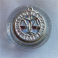 Libra - Astrology Dusting Powder & Necklace Charm