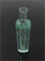 VINTAGE 1800'S GREEN GLASS OPIUM BOTTLE FROM DIG