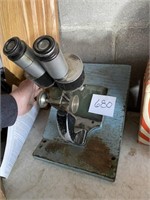 VINTAGE NIKKEN MICROSCOPE