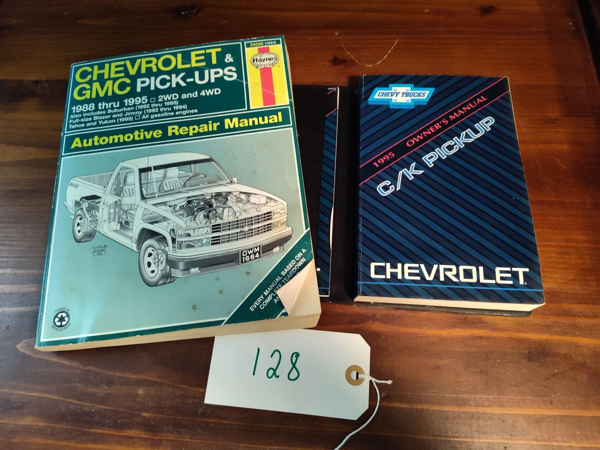 GMC Trucks Repair Manual & Chevy Owners Manual