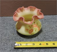 Fenton, Vaseline Glass Vase