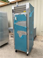 Traulsen 1-door refrigerator on casters