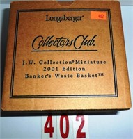 16578 Collectors Club JW Collection Mini Bankers W