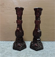 Avon, Ruby Candle Holders