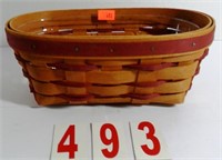 Small Oval basket with plastic liner