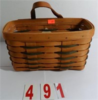 15181 Medium Key Basket with plastic liner - green