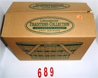 15920 1997 Traditions Fellowship Basket with Plast