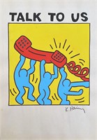 Keith Haring Mixed Media on Paper Pop Art
