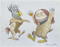 Maurice Sendak Watercolor On Paper