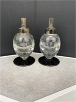 Art Deco DeVilbiss Matching Perfume Bottles