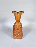 Imperial Mephistopheles Carnival Glass Vase