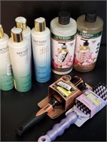 New Shampoo, Conditioner and Hair Brushes