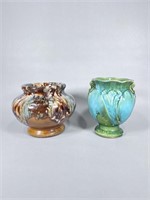 (2) Brush McCoy Pottery Vases