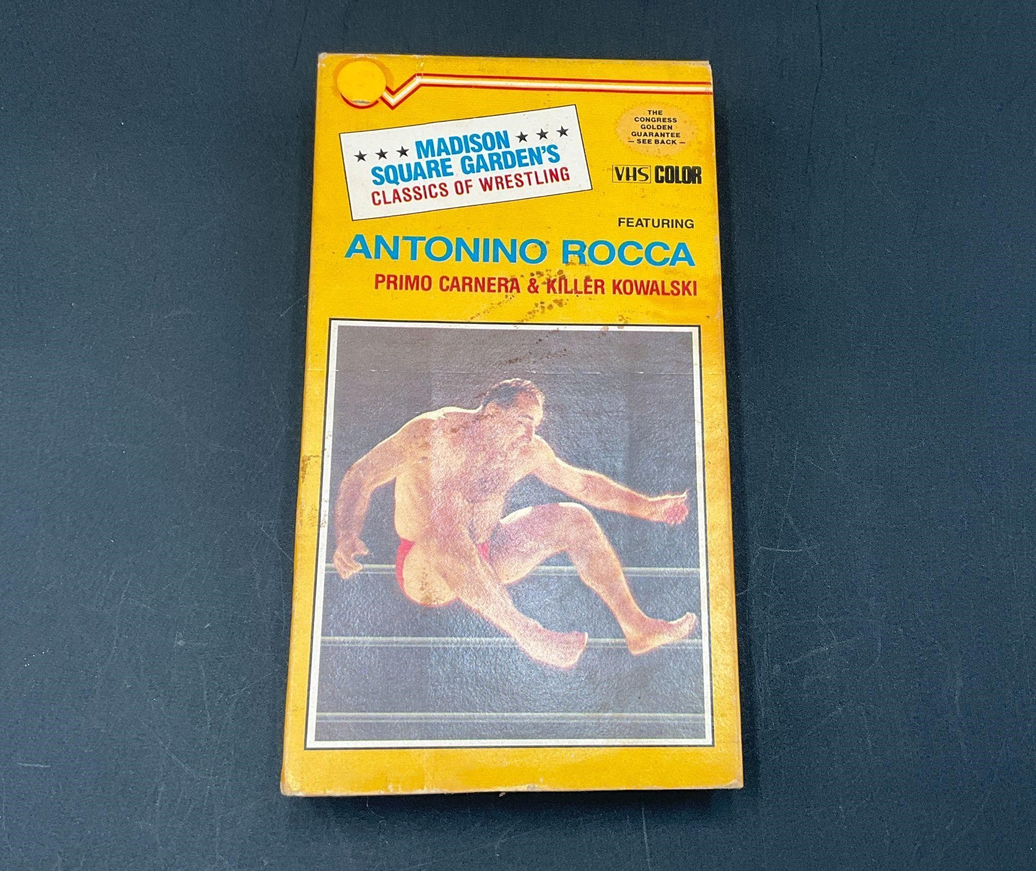Antonino Rocca Classics of Wrestling 1986 VHS Tape