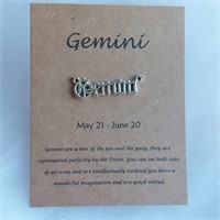 Gemini - Astrology Necklace Charm