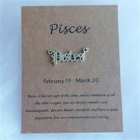 Pisces - Astrology Necklace Charm